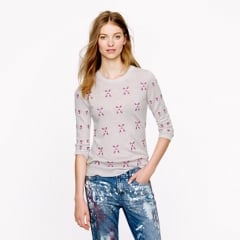 Embroidered Flowers Tippi Sweater at J. Crew