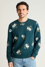 Embroidered French Terry Crew Bonobos at Bonobos