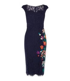 Embroidered Lace Dress at Karen Millen