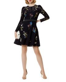 Embroidered Lace Dress by Karen Millen at Bloomingdales