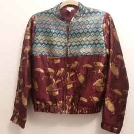 Embroidered Metallic Bomber Jacket by H&M at H&M