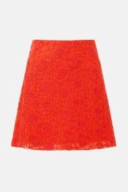 Embroidered Mini Skirt by Laundry by Shelli Segal Rent the Runway at Rent the Runway