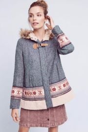 Embroidered Northerner Coat at Anthropologie