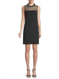 Embroidered Sheath Dress by Karl Lagerfeld at Gilt