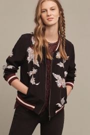 Embroidered Solstice Bomber at Anthropologie