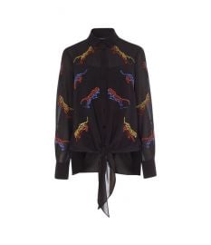 Embroidered Tiger Blouse by Karen Millen at Karen Millen