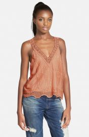 Embroidered V-Neck Tank by ASTR at Nordstrom