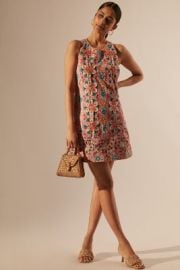 Embroidered amp Appliqued Shift Dress at Anthropologie