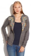 Embroidered hoodie at Lucky Brand