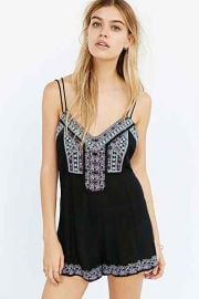 Embroidered romper by Staring at Stars at Urban Outfitters