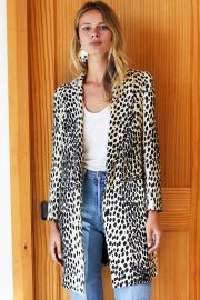 Emerson Fry Wingtip Coat in Leopard at Emerson Fry