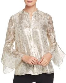 Emerson Metallic Floral Blouse at Bloomingdales