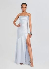 Emery Embellished Silk Dress Retrofete at Retrofete