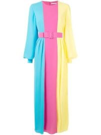 Emilia Wickstead Colour Block Long Dress - Farfetch at Farfetch