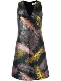 Emilio Pucci Feather Jacquard Dress at Farfetch