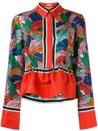 Emilio Pucci Frill Detail Collared Blouse  960 - Buy SS17 Online - Fast Delivery  Price at Farfetch