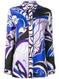 Emilio Pucci Hanami Print Silk Shirt - Farfetch at Farfetch