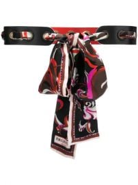 Emilio Pucci Reversible Scarf Detail Belt at Farfetch