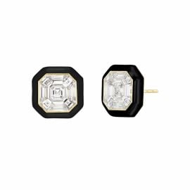 Emily P Wheeler 18K Yellow Gold Diamond Puzzle Stud Earrings Long39s Jewelers at Longs Jewelers