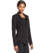 Emily Thornes black studded blazer at Macys at Macys