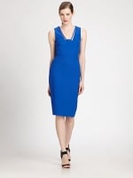 Emilys blue dress at Saks Fifth Avenue