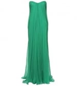 Emily's green gown by Alexander Mcqueen at Mytheresa