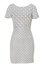 Emilys white knit dress at Stylebop