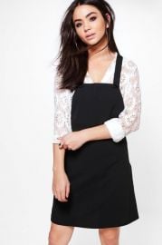 Emma Pinafore Dress at Boohoo