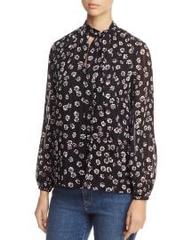 Emma Tie-Neck Silk Blouse by Tory Burch at Bloomingdales