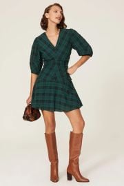 Emmaline Plaid Dress by Tanya Taylor Rent the Runway at Rent the Runway