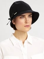 Emmas black hat by Burberry at Saks Fifth Avenue