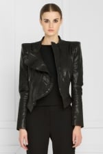 Emmas black jacket at Bcbgmaxazria