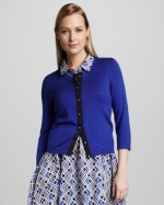 Emmas blue cardigan at Neiman Marcus at Neiman Marcus