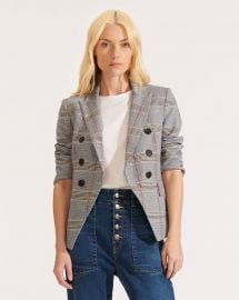 Empire Plaid Dickey Jacket at Veronica Beard