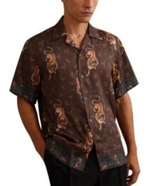 Empire Short Sleeve Printed Cuban Shirt at Bloomingdales