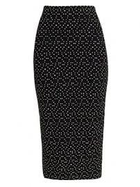 Emporio Armani - Polka-Dot Stretch Pencil Skirt at Saks Fifth Avenue