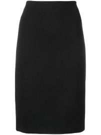 Emporio Armani Basic Midi Skirt - at Farfetch