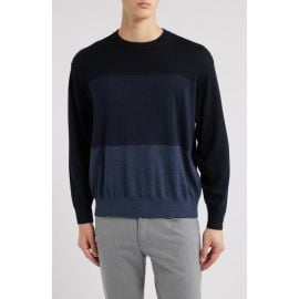 Emporio Armani Colorblock Wool Sweater at Nordstrom