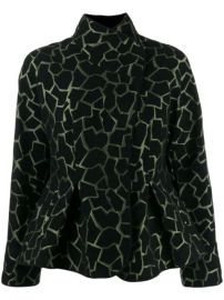 Emporio Armani Giraffe Print Jacket - Farfetch at Farfetch