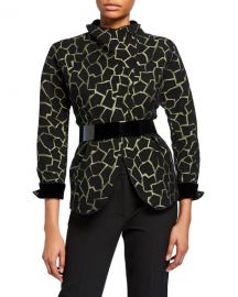 Emporio Armani Giraffe-Print Jacket at Neiman Marcus