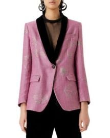 Emporio Armani Jacquard Floral Blazer Bloomingdales at Bloomingdales