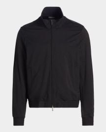 Emporio Armani Mens Seersucker Bomber Jacket at Neiman Marcus