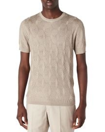 Emporio Armani Short Sleeve Sweater at Bloomingdales