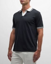 Emporio Armani Tipped Polo Shirt at Neiman Marcus