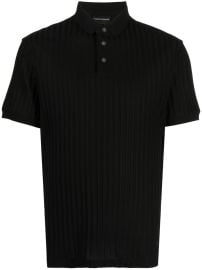 Emporio Armani fine-ribbed Polo Shirt - at Farfetch