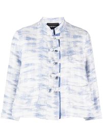 Emporio Armani gradient-patterned Jacquard Jacket - at Farfetch