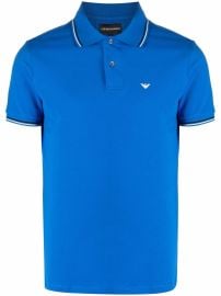 Emporio Armani logo-embroidered Polo Shirt - at Farfetch