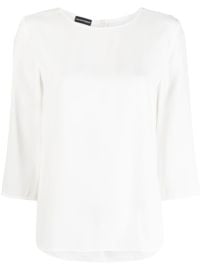 Emporio Armani three-quarter Sleeve Blouse - at Farfetch