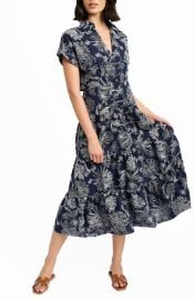 En Saison Embroidered Maxi Shirtdress at Nordstrom