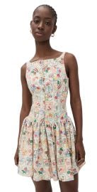 En Saison Nayeli Mini Dress Linen Red Multi XS at Shopbop